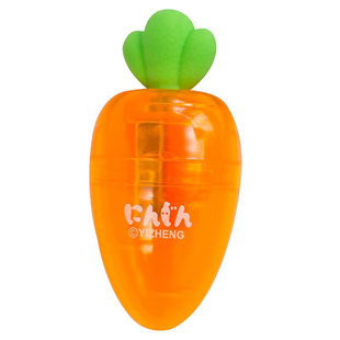 Carrot Shape Pencil Sharpener School Supplies Students