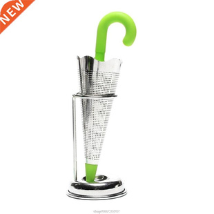 Stainless Steel Tea Infuser Umbrella Shape Silicone Herbal S