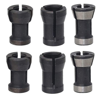 6Pcs 6/6.35/8mm Alloy Collet Chuck Adapter Engraving Trimmin