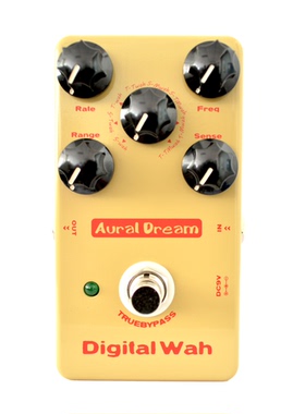 Aural Dream哇音吉他效果器有8种哇音效果，多重哇颤音哇调制波哇