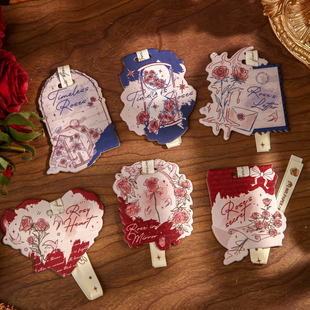 纸先生原创 | 香氛卡片 玫瑰氤氲系列 许愿玫瑰主题高颜值车载装饰卡挂件