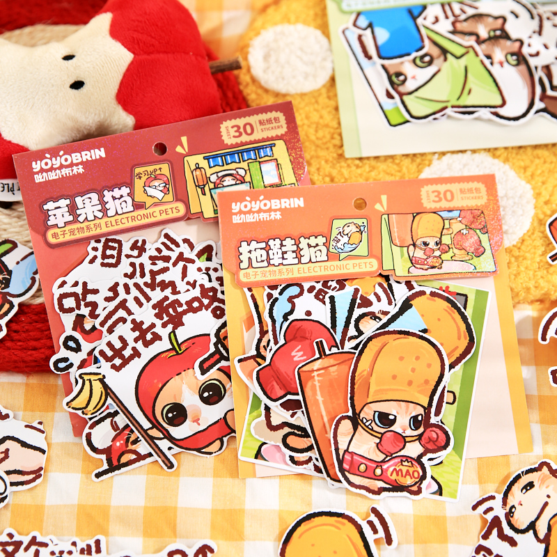 纸先生大贴纸包电子宠物系列