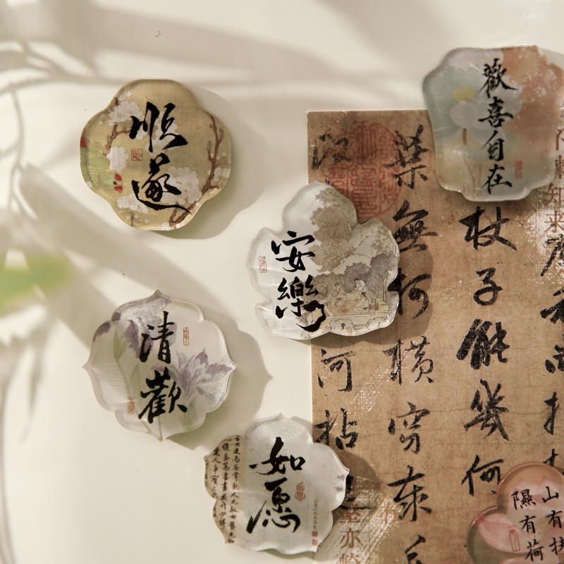 纸先生亚克力冰箱贴磁吸冰箱贴