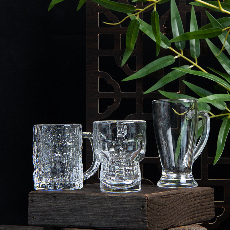 回畔森林中式玻璃50ml酒杯带把手