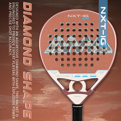 新款Padel racket板球拍18K碳纤维Padel拍笼式网球拍AMASPORT球拍