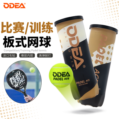 ODEA欧帝尔笼式网球板式网球高弹耐打训练比赛球Padel ACE球网球