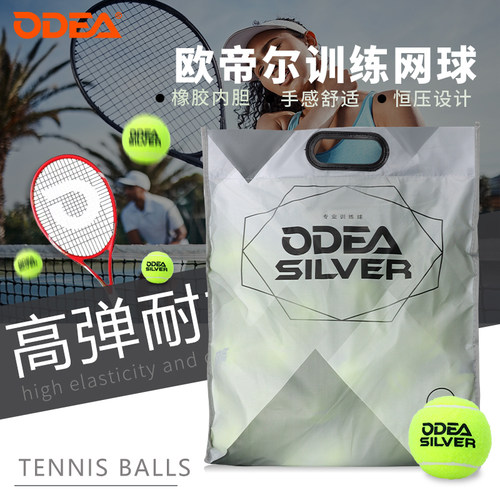 ODEA欧帝尔SILVER网球训练球DD2高弹耐打耐磨专业训练高级网球