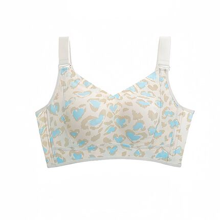 内衣女大胸显小收副乳防下垂全罩杯薄款文胸罩夏季调整型大码无痕