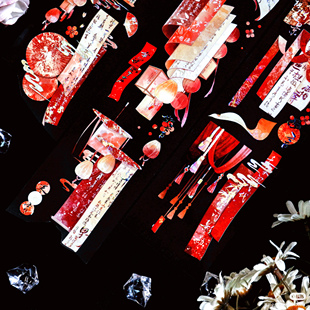 景物志#3月新品慕绯铁锁横断胶带古风造景流麻吧唧咕卡砖