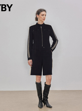 【现货】布衣布语黑色小个子外套女2025秋季新款修身显瘦短款上衣