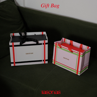 「请随礼盒一起购买」iasonas金箔红色礼品袋情人节婚庆送礼