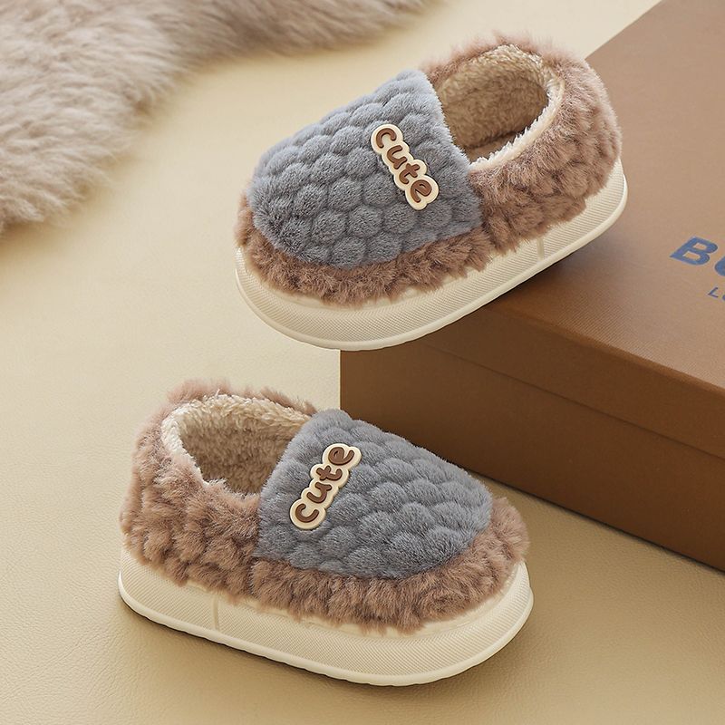 儿童冬季简约保暖棉鞋