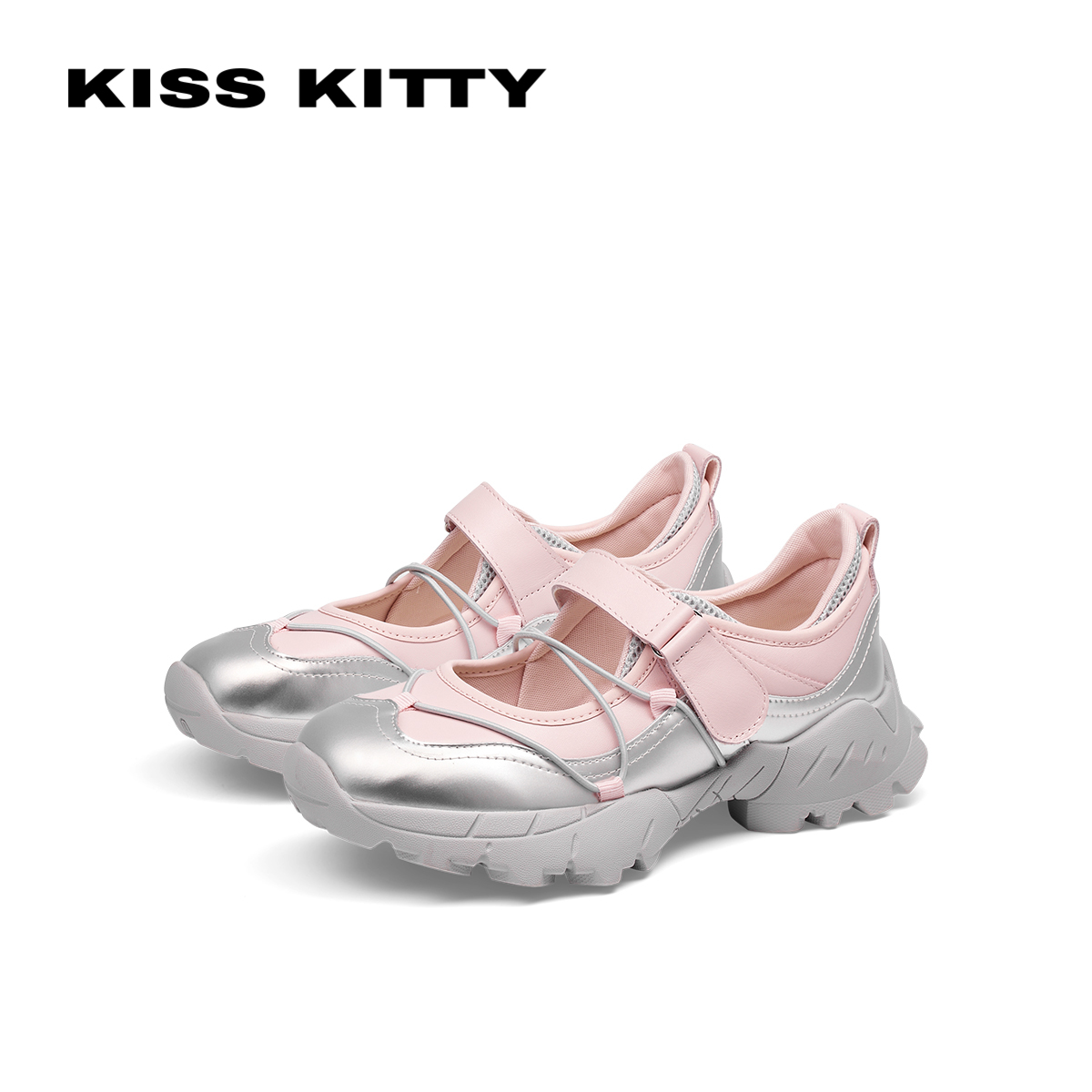 KISSKITTY厚底增高户外芭蕾玛丽珍鞋SA65133-61-QQJ