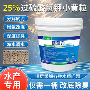 过硫酸氢钾复合物水产养殖盐虾池鱼塘改底净水王分解淤泥增氧消毒