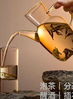 teastone同款水经注玻璃茶壶耐高温泡茶壶高硼硅玻璃水壶可加logo
