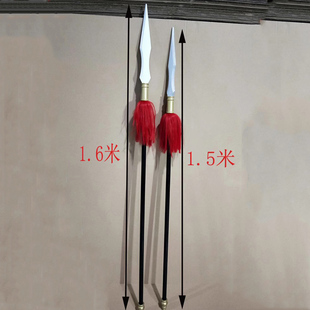 沥泉枪飞器古装短视活动目演定制木武道岳兵长矛频舞台节出质器具