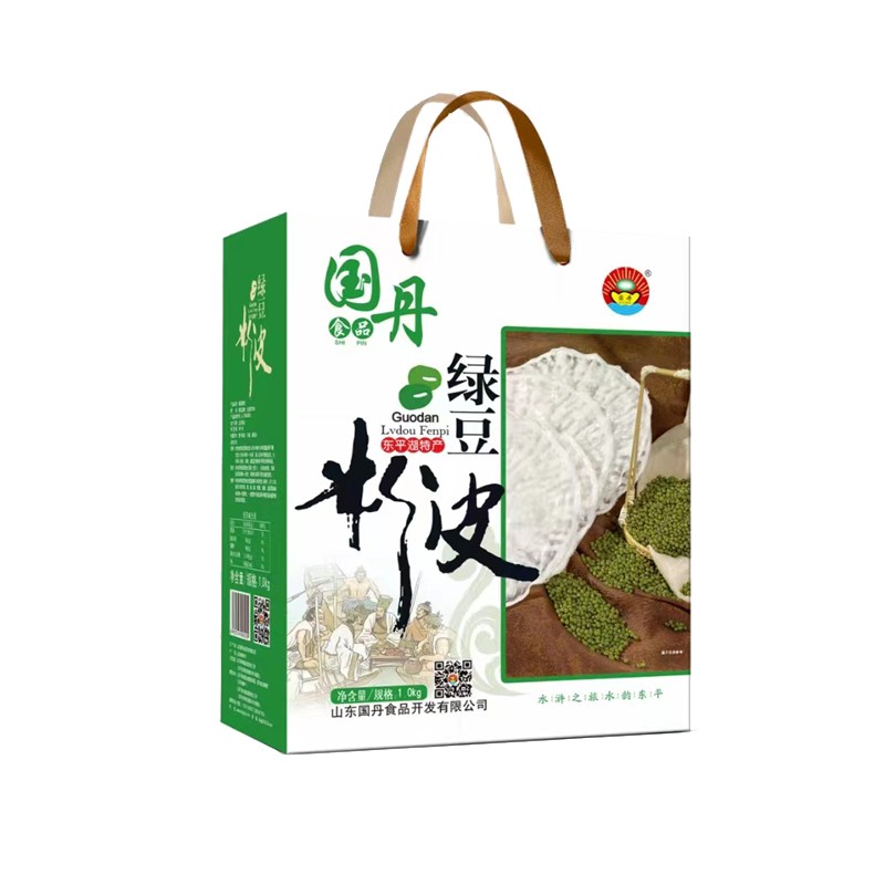 国丹绿豆粉皮1.0kg礼盒