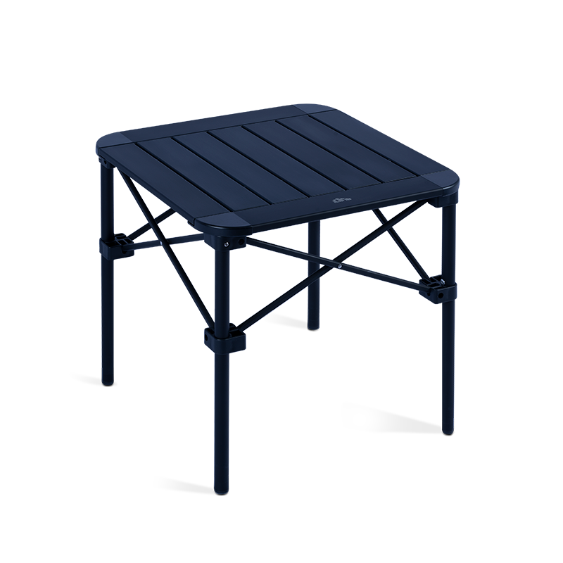 iClimb黑化摩旅铝合金蛋卷桌轻量化露营野餐稳固折叠桌椅大小方桌