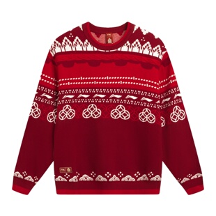 李宁2026年撞色开衫针织衫男宽松休闲毛衣外套显瘦上衣AMBW049