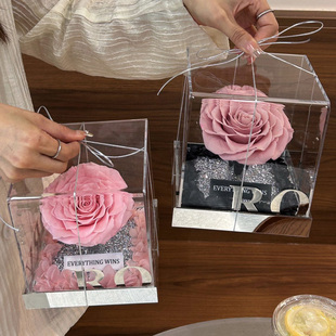 母亲节送妈妈永生花巨型玫瑰故事真花芍药送女友闺蜜生日纪念礼物