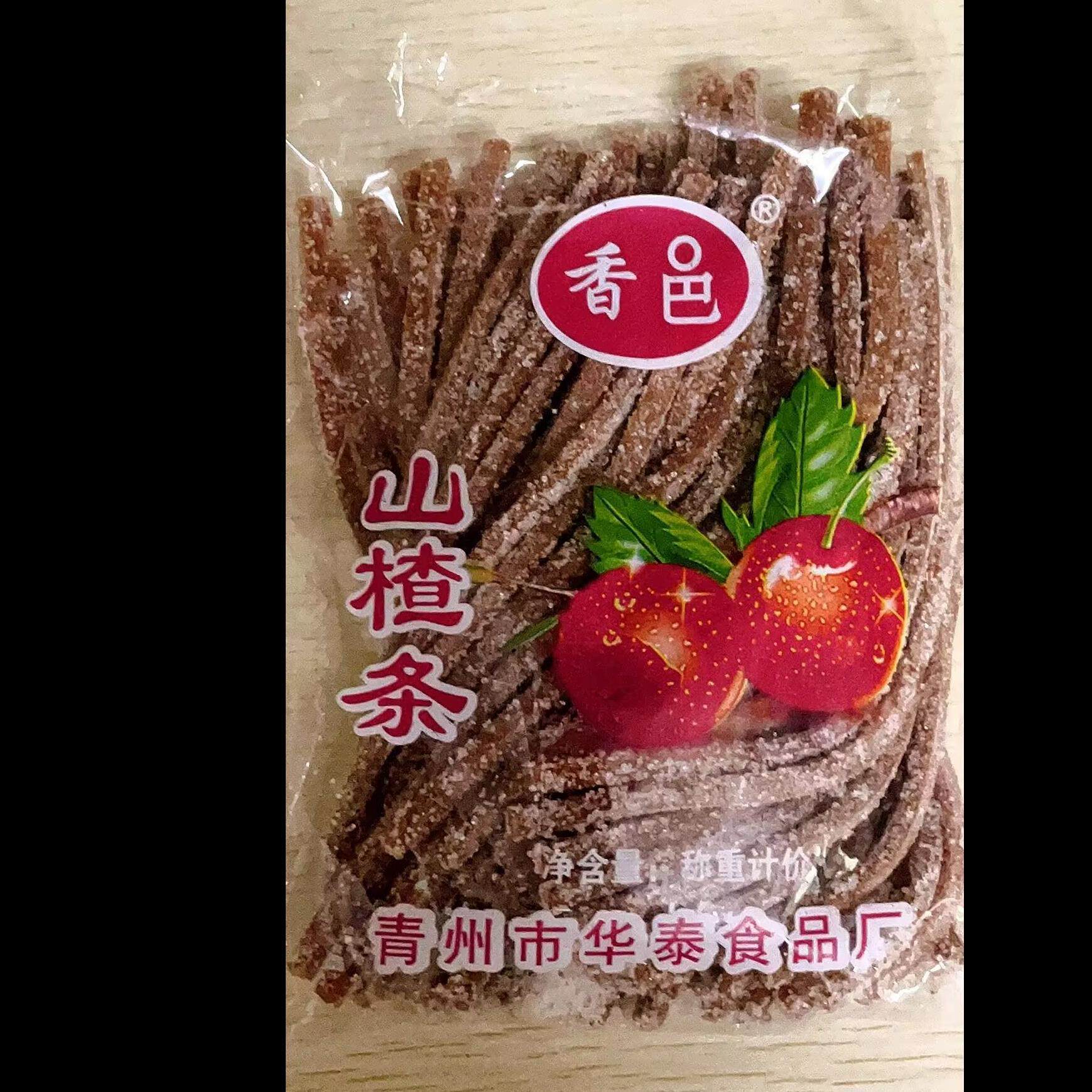 香邑山楂丝雪花山楂条特产散装休闲零食山楂片整箱果丹皮山楂丝