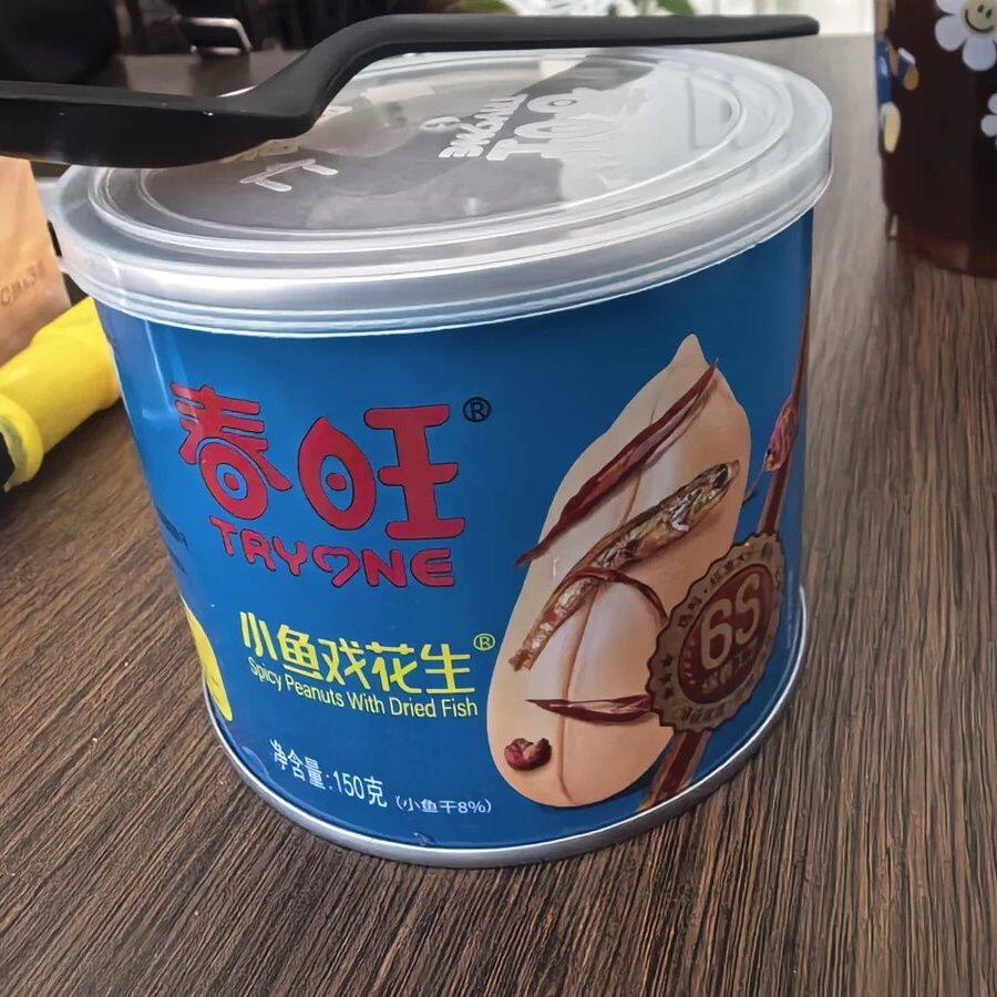 春旺 麻辣小鱼干花生小虾花生零食下酒菜鳀鱼口味