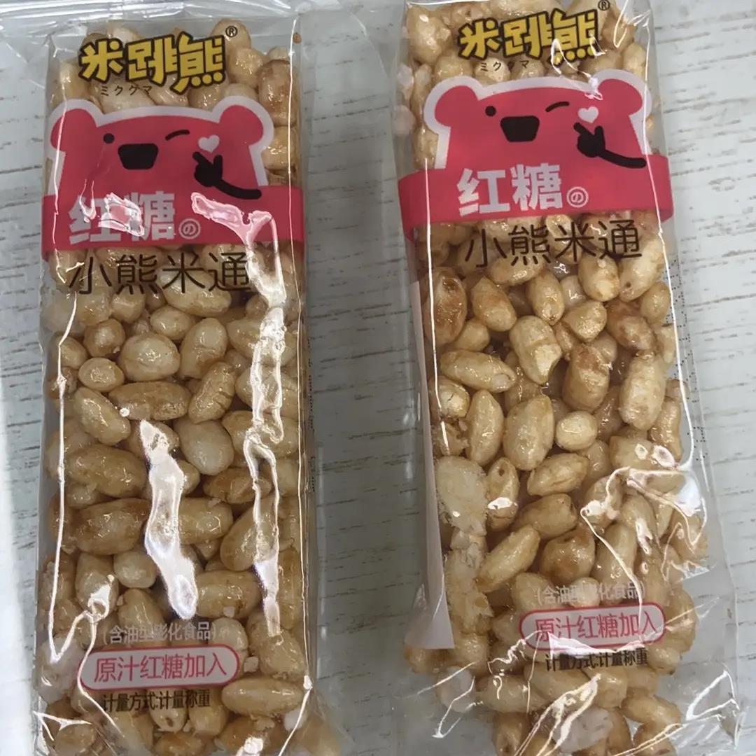 米饼麦饼米通麦通芝麻红糖休闲膨化网红零食香脆散称