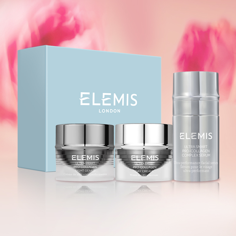 【专属优惠】ELEMIS艾丽美智慧海洋抗老礼盒：面霜+晚霜+精华