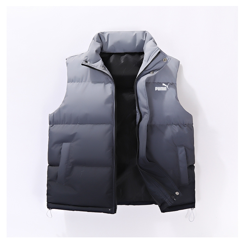 奥莱专区丨品牌丨男士羽绒马甲秋冬新季款渐变色宽松百搭休闲外套