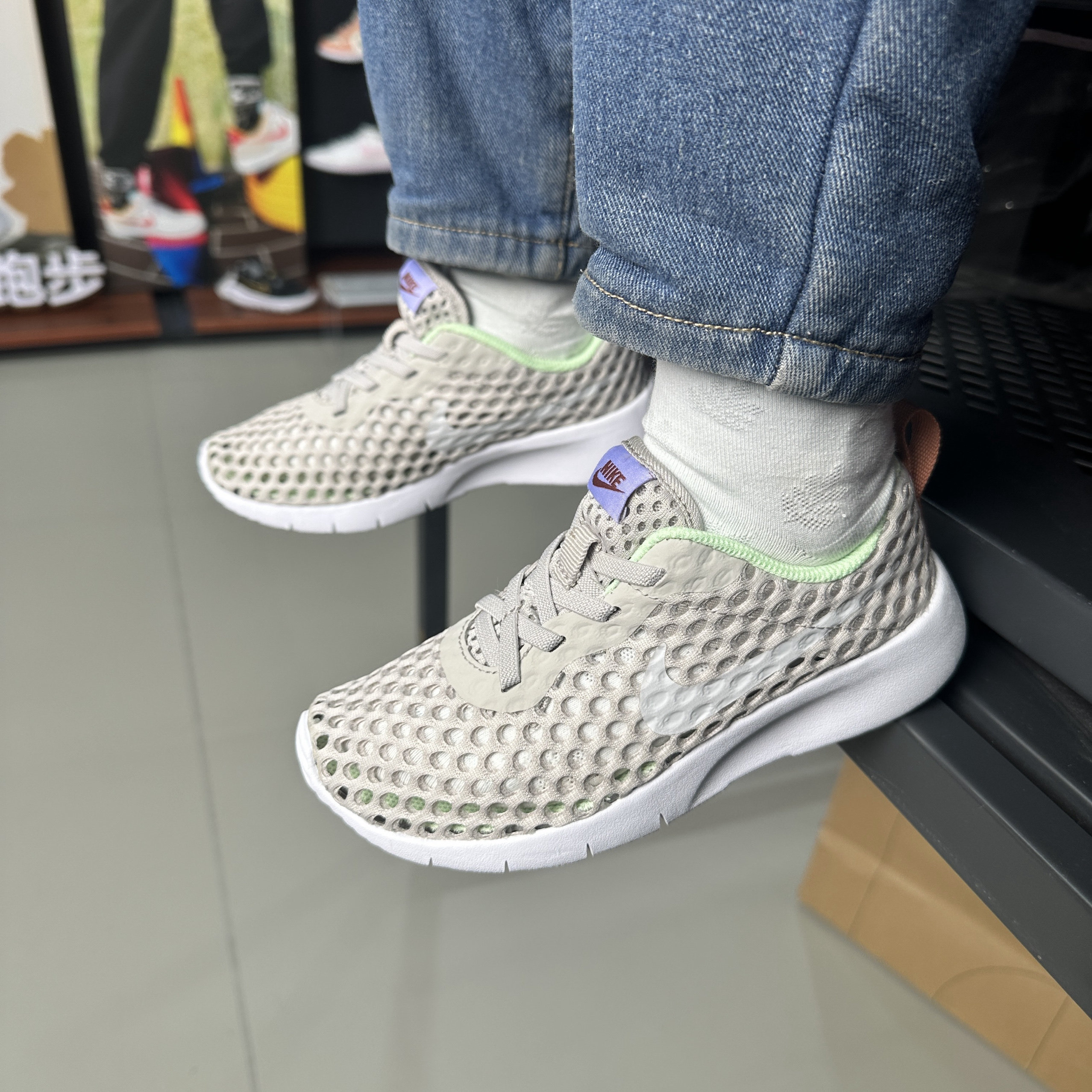 NIKE TANJUN耐克正品儿童中童春夏季透气轻便运动鞋童鞋 904269