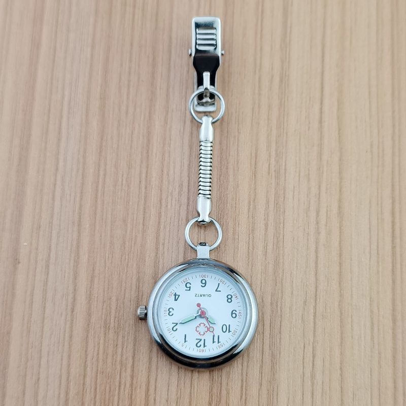护士表学生口袋考试表怀表简约清晰数字中国风可爱少女钥匙扣挂表