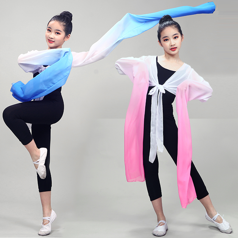 速发水出舞蹈服儿鸿采薇古典舞服装藏族袖子演袖服惊童舞练功甩袖