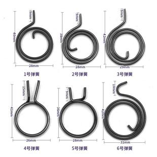 速发门锁把手卡簧复位扭簧件钢大门锁具配防通用绣盗锁弹簧大全