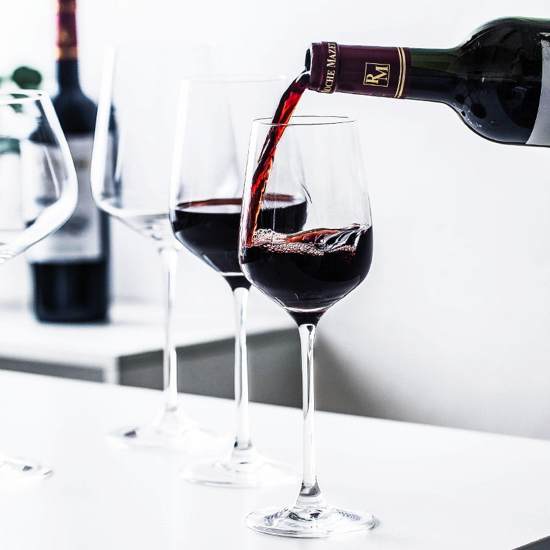 速发roa洛大水晶玻璃高脚杯欧式娜号勃艮萄葡第酒杯子