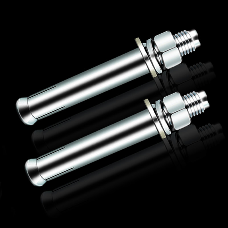 速发国标外六空镀锌金属膨胀螺丝角长铁膨胀螺丝加调8mm10mm拉爆