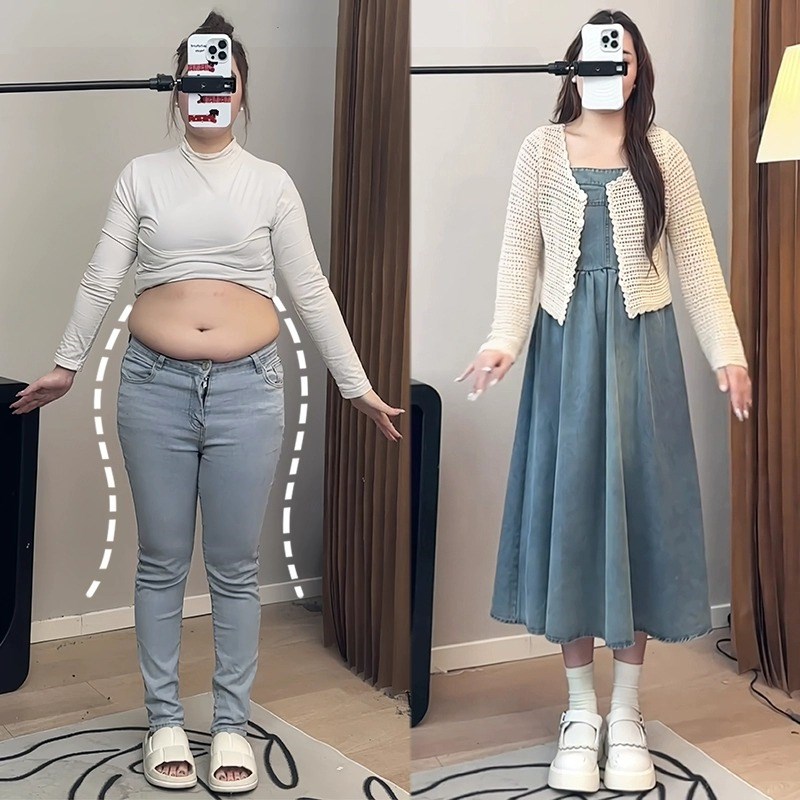 速发大码吊带牛仔夏衣连微胖裙季新款孕妇宽松遮肚套装裙子