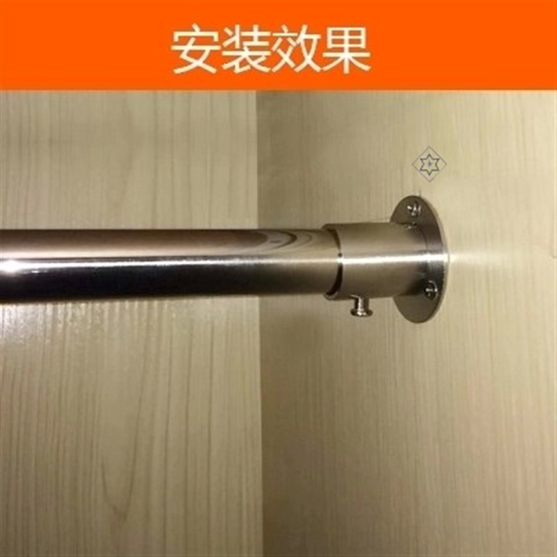 速发大衣柜挂衣杆座内五金配件 里的定固法兰座底柜挂钩衣橱件支