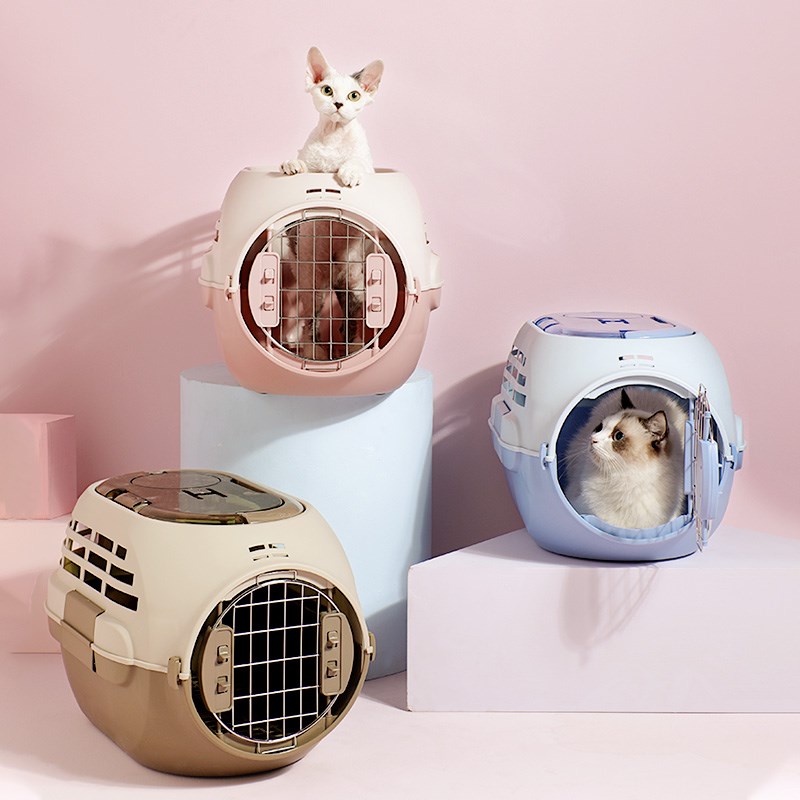 速发航空箱猫笼狗笼子猫运便捷式猫箱外咪旅行箱空运输托出箱