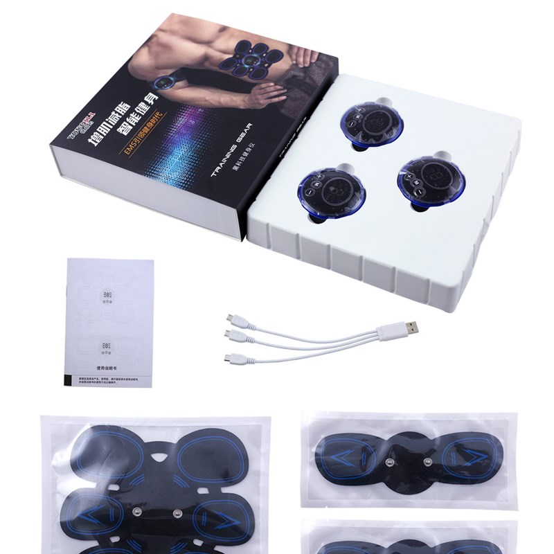 速发E智能健身仪 腹肌仪肌肉贴 人器腹健运动健身贴懒健腹仪器