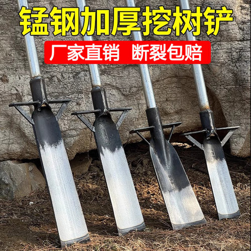 速发挖树专用锹洛铲铁锹深挖树神器挖坑工洞起苗铲挖笋树根挖土打