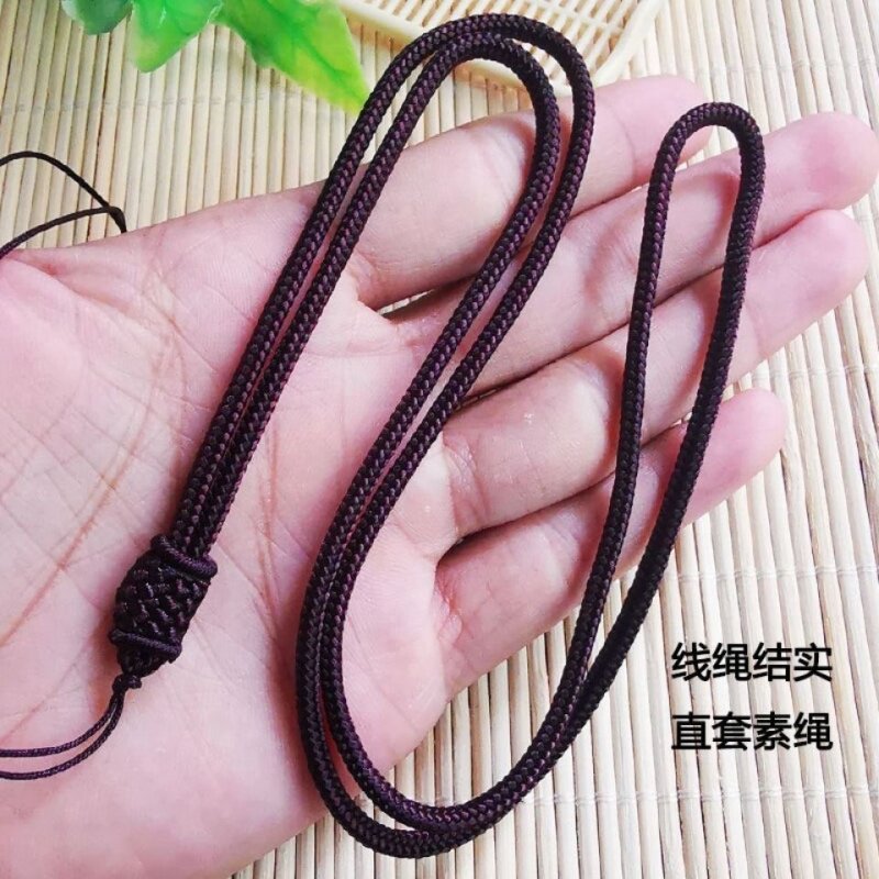 速发脖工编子项链绳织油青翡翠吊坠挂绳男款挂手和田玉佩挂件挂坠