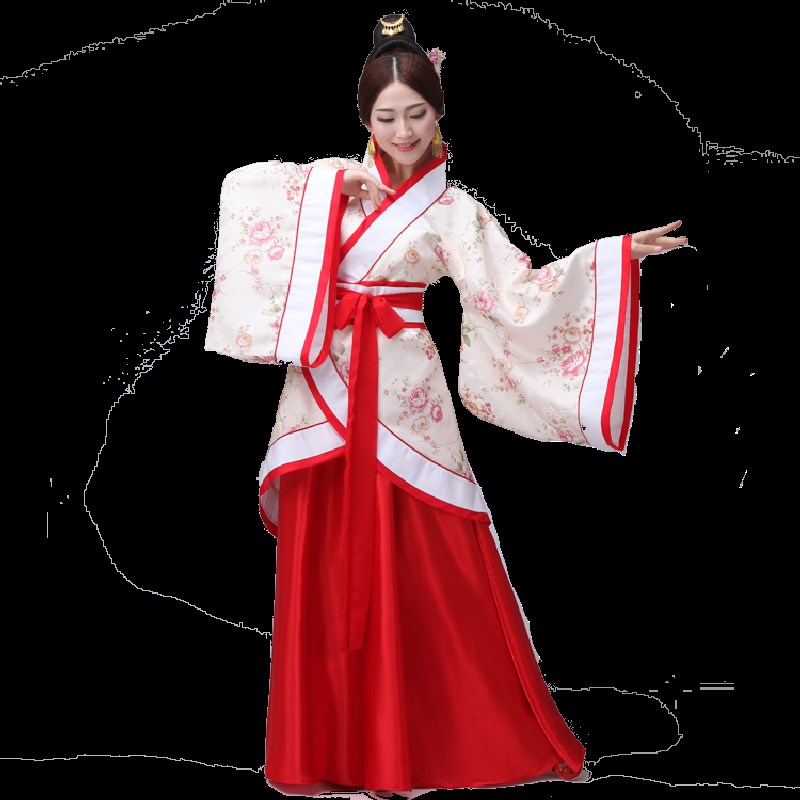 速发新款汉服曲汉服曲裾古装服装 汉服民族装装古服装裾演出服装