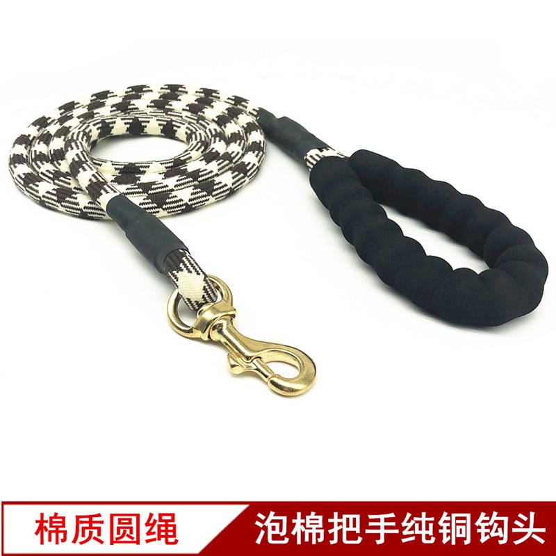 速发遛狗绳拉型中型大型犬狗链子金毛柯基圆布拉多小绳