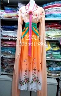 越剧黄梅戏花旦小旦影视剧戏服戏曲服小姐衣水袖 速发新装 戏剧古款