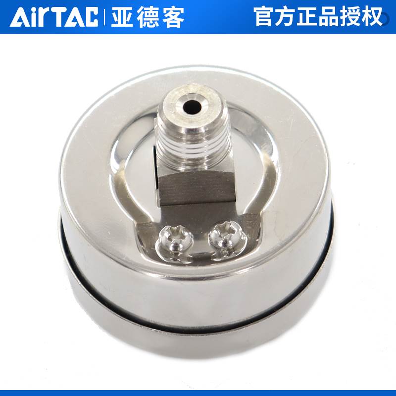 亚德客禁铜锌压力表B52-GS GF GU40 50 60过滤器用高精度气压表
