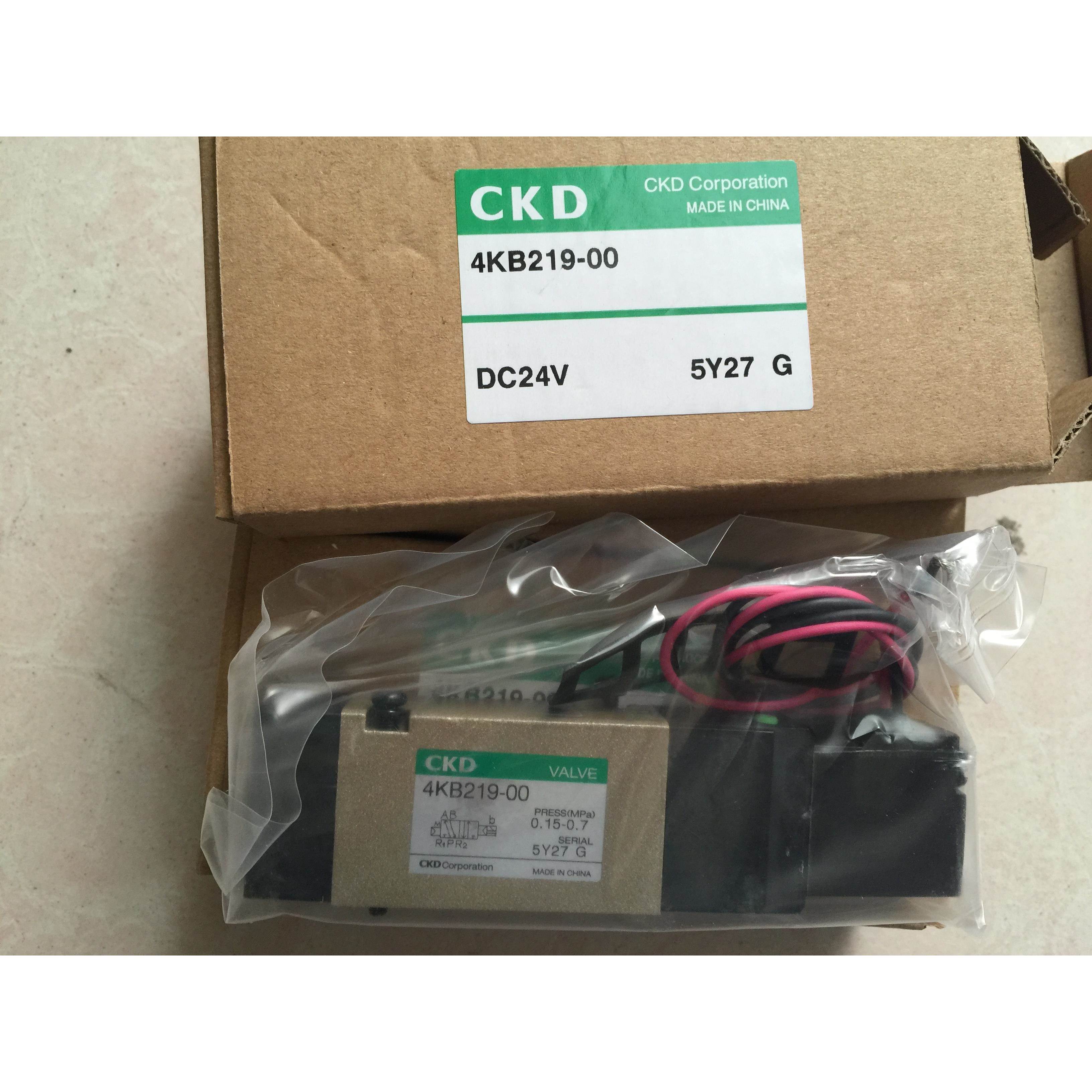 特价CKD 喜开理先导式5通阀4KB219-00-M1L-DC24V AC220V