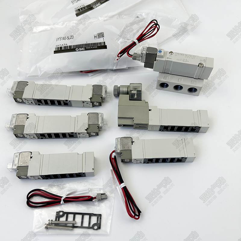 SMC电磁阀SY5140-5LZD SY5240/5340-5LZ/LZE/GD/GZD/D/DZ/4DZD-02