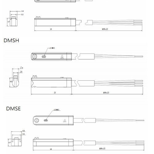 原装台湾亚德客电子式感应磁性开关 DMSE/DMSH/DMSG-2W AirTAC