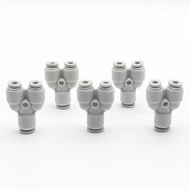 原装亚德客气动Y型减径变径三通快速接头X-APW12-10-8-6-4快插