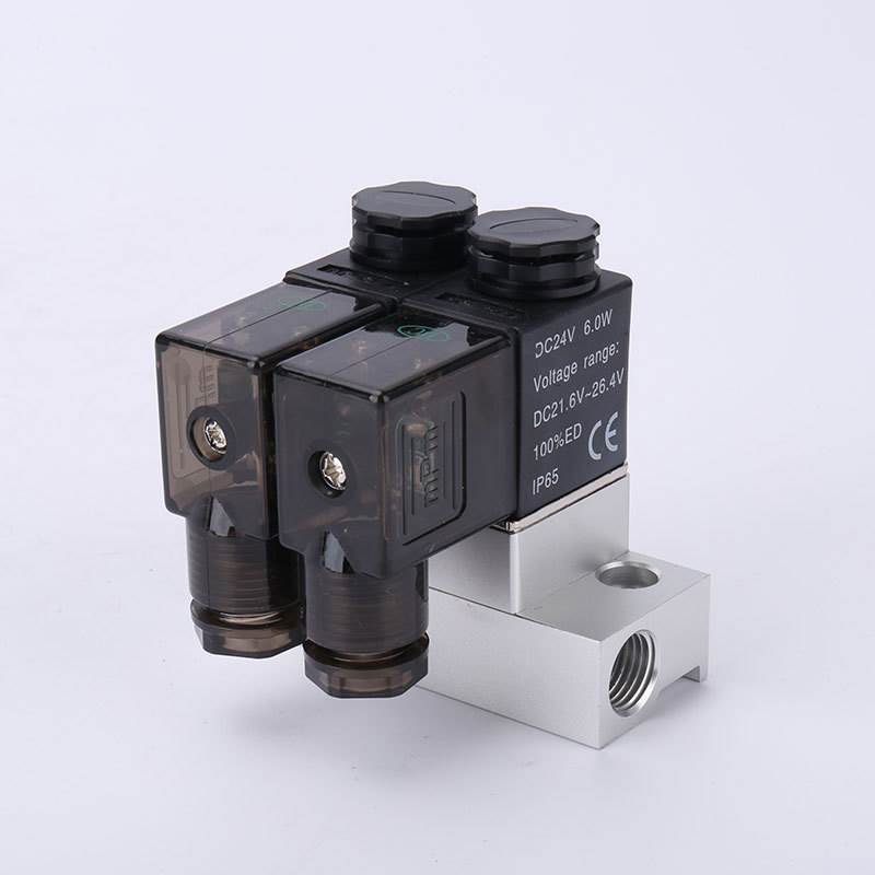 2V025-08二位二通电磁阀汇流板阀板组合电控阀通断开关多路式阀组